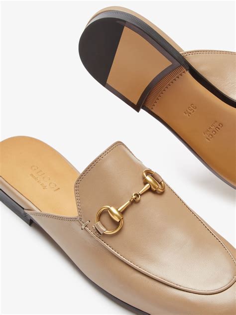 gucci tan mule|vintage gucci mules.